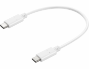 Sandberg 136-30 USB-C to USB-C Charge Cable White, 0.2M