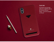 VixFox Card Slot Back Shell for Iphone XSMAX ruby red