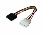 Sbox SATA POWER CABLE 15P-4P/TC- 0.25M SATA-POWER