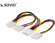 Savio Molex - Molex x3, 0,18 m, vícebarevný (SAVIO AK-16)