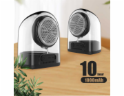 Devia Crystal Series TWS Speaker with Silicon Case (2pcs) Black