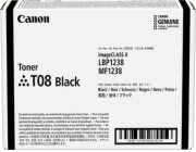 CANON toner T08BK černý pro i-Sensys X 1238P, 1238Pr, 1238i a 1238iF (11 000 str.)