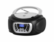 Přehrávač Trevi, CMP 510 DAB BK, přenosné, CD-MP3, CD-R/RW, DAB/DAB+/FM s RDS, dálkový ovladač, barva černá