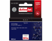 Activejet AH-301BRX Inkoust (náhrada za HP 301XL CH563EE; Premium; 20 ml; černý)