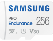 SAMSUNG PRO Endurance MicroSDXC 256GB + SD Adaptér / CL 10 UHS-I U3 / V30