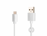 Fixed 2m USB-C kabel, bílý FIXD-UC2M-WH