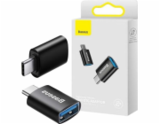 Baseus Ingenuity mini OTG adaptér USB-C samec na USB-A samice 3,1A, černá