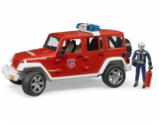 Bruder Professional Series Jeep Wrangler Unlimited Rubicon hasičský sbor (02528)