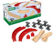 BRIO World železniční balíček hora a údolí, vlak