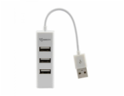 Sbox H-204W USB 4 Ports HUB Coconut White