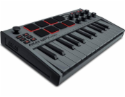 AKAI MPK Mini MK3 Ovládací klávesnice Kontrolér MIDI USB Černá, šedá