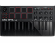 AKAI MPK Mini MK3 Ovládací klávesnice Kontrolér MIDI USB Černá