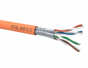 Instalační kabel Solarix CAT7A SSTP LSOHFR B2ca-s1,d1,a1 500m/cívka SXKD-7A-1200-SSTP-LSOHFR-B2ca