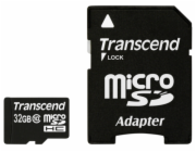 Transcend MicroSDHC karta 32GB + Adapter / Class 10