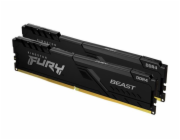 KINGSTON DIMM DDR4 64GB (Kit of 2) 3600MT/s CL18 FURY Beast Černá