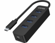 UNITEK HUB USB-C 4XUSB-A 3.1 ACTIVE 10 WATT H1117B