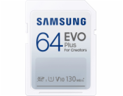 Paměťová karta Samsung EVO Plus SDXC, 64GB, 130MBps, UHS-I U1, Class 10