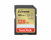 SanDisk SDXC karta 128GB Extreme (180 MB/s Class 10, UHS-I U3 V30)