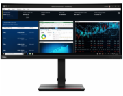 LENOVO LCD ThinkVision P34w-20 34.14" curved WLED IPS, 21:9, 3440x1440, 178/178, 300cd/m2, 1000:1, DP, USB-C, HDMI,VESA