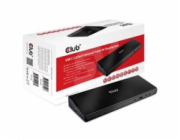 Club3D Dokovací stanice USB 3.2 typ C (5xUSB/USB-C/3xHDMI/2xDP/Ethernet/Audio) s Universal Triple 4K napájecím adaptérem