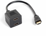 Lanberg AD-0019-BK videorozdělovač HDMI 2x HDMI