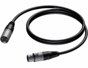 Kabel XLR samec - XLR samice 0,5 M