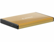 GEMBIRD EE2-U3S-3-GL USB 3.0 2.5inch HDD enclosure brushed aluminum gold