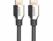 LANBERG Ultra High Speed HDMI 2.1 kabel, 48 Gbps, 8K@60Hz, 5K@120Hz, délka 1m, černý, zlacené konektory