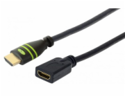 TECHLY 106862 Monitor extension cable HDMI-HDMI M/F 5m Ethernet 4K 60Hz black