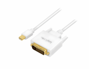 LOGILINK CV0137 LOGILINK - Mini DisplayPort to DVI, white, 1.8m