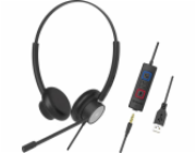 Tellur Voice 420 Wired Headset Binaural Black