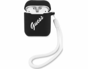 Guess Guess GUACA2LSVSBW kryt AirPods černobílý / černobílý silikonový Vintage