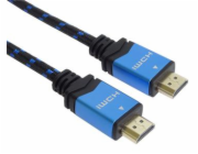 PremiumCord kphdm2m1 PremiumCord Ultra HDTV 4K@60Hz kabel HDMI 2.0b kovové+zlacené konektory 1m