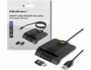 ČTEČKA KARTY SMART ID QOLTEC | SCR-0634 | USB TYP C