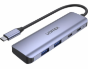 UNITEK HUB USB-C H1107Q; USB-A x2, USB-C x2