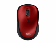 TRUST myš Yvi+ Wireless Mouse Eco Red, červená