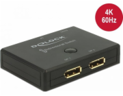 DeLOCK DisplayPort 2 - 1 Umschalter bidirektional 4K 60 Hz, DisplayPort Switch