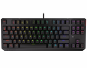 Endorfy herní klávesnice Thock TKL Khail  RD RGB /USB/ red sw. / drátová / mechanická / US layout / černá RGB