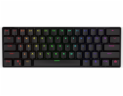 Endorfy herní klávesnice Thock Compact RD RGB /USB/ red sw. / bezdrátová / mechanická / US layout / mini /černá RGB