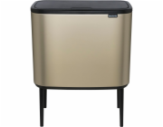 Brabantia odpad.koš Bo Touch Bin v barve sampanského 3 x 11 L