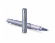 Parker Vector XL Metallic Silver Blue C.C. Roller Ball F