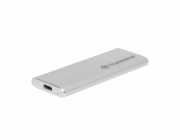 TRANSCEND Externí SSD ESD260C 500GB, USB 3.1 GEN 2, Typ-C, stříbrná