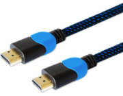 Savio GCL-02 HDMI kabel 1,8 m HDMI Typ A (standardní) Černá, Modrá