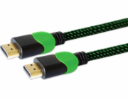 Savio GCL-03 HDMI cable 1.8 m HDMI Type A (Standard) Black Green