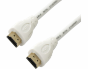 Manhattan HDMI Cable-HDMI 3M WHITE (ICOC-HDMI-4-030NWT)