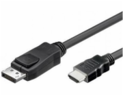 Techly DisplayPort - HDMI kabel 1m černý (ICOC-DSP-H12-010)