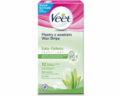 Veet Depilační proužky s voskem na suchou pokožku 12 ks