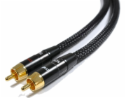 Melodika RCA (Cinch) x2 - RCA (Cinch) x2 kabel 5m černý