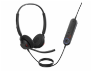 Jabra Engage 40 (Inline Link)/Stereo/ANC/USB/Drát/MS/Černá