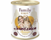 FAMILY FIRST Holidays Adult Turkey chicken carrot - Wet dog food - 400 g